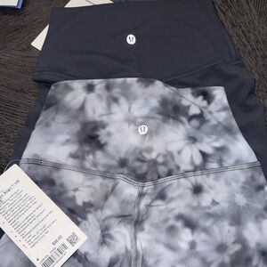 Lululemon Tie-Dye Gray and gray  Leggings